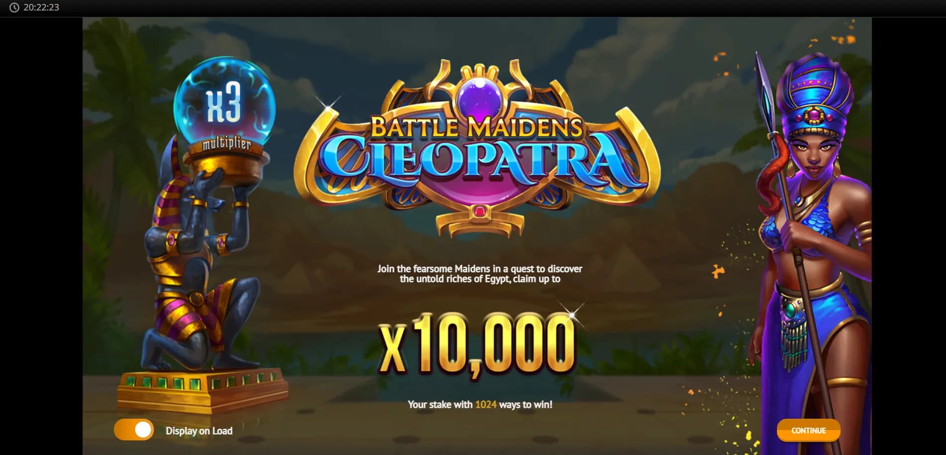 Battle Maidens Cleopatra 1X2Gaming Logo